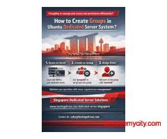 How to Create Groups in the Ubuntu Dedicated Server System?