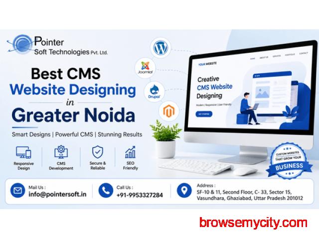 Best Cms Website Designing in Greater Noida - 1/1