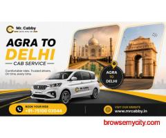 Agra to Delhi Cab Service - Mr. Cabby