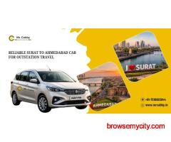 Surat to Ahmedabad Cab Service for One Way & Round Trip