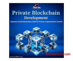 Secure Enterprise Growth with Private Blockchain Development Services