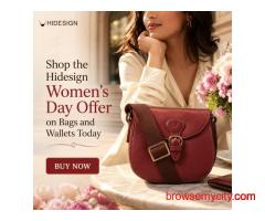 Shop the Hidesign Women's Day Offer on Bags and Wallets Today
