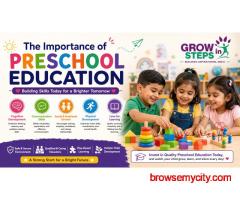 Grow Inn Steps Preschool & Daycare – Admissions Open 2026–27