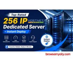 Top-Rated 256 IP Dedicated Server – Instant Deploy