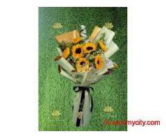 How does same-day flower delivery work in New Delhi?