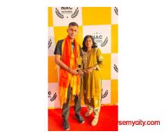 Savin Jain with His Mother | Honored at NAC Awards