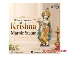 Order a Premium Krishna Marble Statue from Trusted Manufacturers