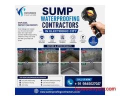 Sump waterproofing contractors in Electronic City