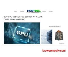 Buy GPU Dedicated Server at a low cost from HostInc
