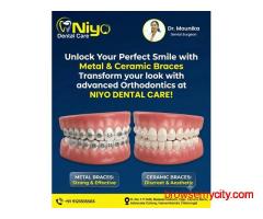Transform Your Smile with Metal & Ceramic Braces at Niyo Dental Care | Hanamkonda & Warangal