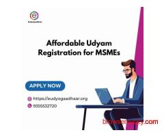 Affordable Udyam Registration for MSMEs