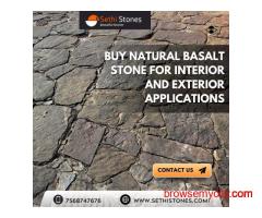 Buy Natural Basalt Stone for Interior and Exterior Applications