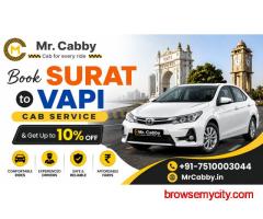 Surat to Vapi Cab Service – Easy Online Taxi Booking