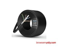 CAT6A SFTP Pure Copper 23AWG Ethernet Cable 10Gbps