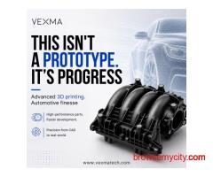 Online 3D Printing Services for Rapid Prototyping & Production | Vexma Technologies