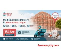 Medicine Home Delivery in Mansarovar Jaipur | Save Up to 25% Off