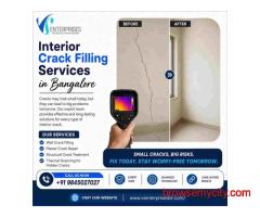 Interior Crack filling services in Bangalore
