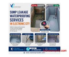 Sump Leakage Waterproofing Services in Electronic City