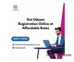 Get Udyam Registration Online at Affordable Rates