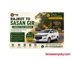 Reliable Rajkot to Sasan Gir Jungle Cab