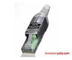FEDUS PING Cat6A Toolless RJ45 Connector | Plastic Termination Plug