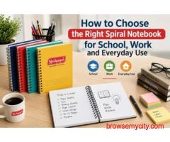 Choose the Right Spiral Notebook