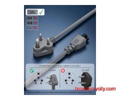 FEDUS TPR (Thermoplastic Rubber) Laptop Power Cord