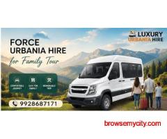 Force Urbania Hire for Group Tour | Delhi to Popular Destinations