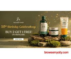 The Body Shop Offers: Buy 2 Get 1 Free Skincare Bonanza!