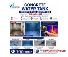 Concrete water tank waterproofing contractors in Bangalore