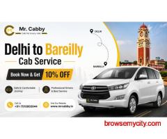 Delhi to Bareilly Cab Service