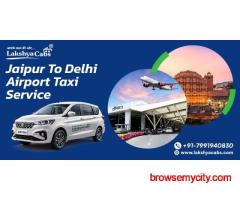 Jaipur To Delhi Airport Taxi