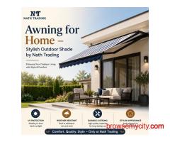 Awning for Home – Stylish Outdoor Shade by Nath Trading