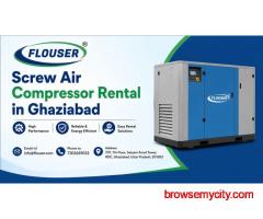 Screw Air Compressor Rental in Ghaziabad