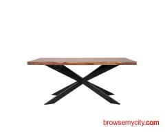 Nexus Sheesham Wood 6 Seater Dining Table