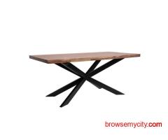 Nexus Sheesham Wood 6 Seater Dining Table