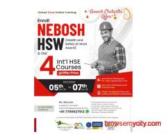 ???? Launch Your HSE Career with NEBOSH HSW in Visakhapatnam!