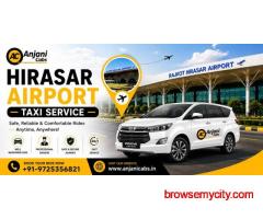 Hire Hirasar Airport Taxi Online start @ Rs 10 per km