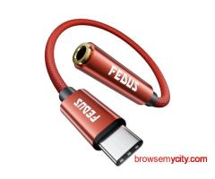 FEDUS USB Type C to 3.5mm Audio Jack Adapter Connector
