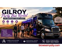 Book a Gilroy Party Bus Rental for Your Next Celebration