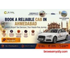 Taxi Service in Ahmedabad – Safe & Reliable Cabs
