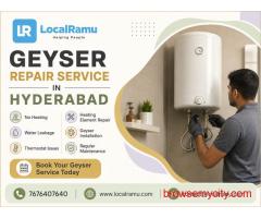Trusted Geyser Repair and Installation Service in Hyderabad LocalRamu
