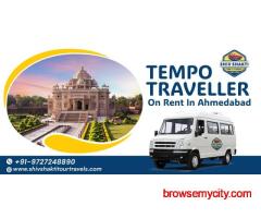 Hire Tempo Traveller in Ahmedabad for Group Trips