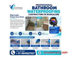 Professional Bathroom Waterproofing Contractors in Bangalore