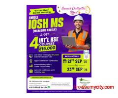 Advance Your HSE Career with IOSH Managing Safely Course in Patna!