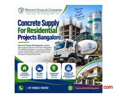 Concrete Supply For Residential Projects Bangalore