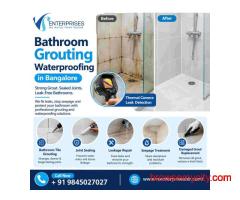 Bathroom Grouting Waterproofing in Bangalore