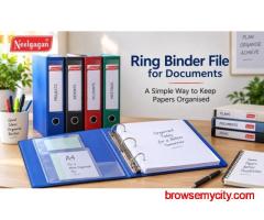 Ring Binder File for Easy Document Organisation