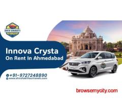 Rent Innova Crysta in Ahmedabad for Local & Outstation Trips