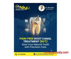 Painless root canal treatment at niyo dental careL